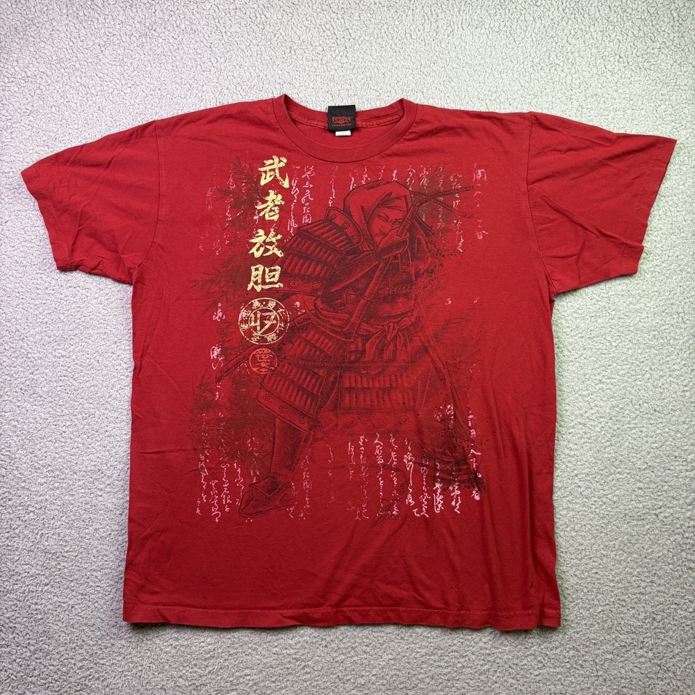 Fifth Sun Graphic T Shirt Men Red XL Ronin Samurai 47 Short Sleeve